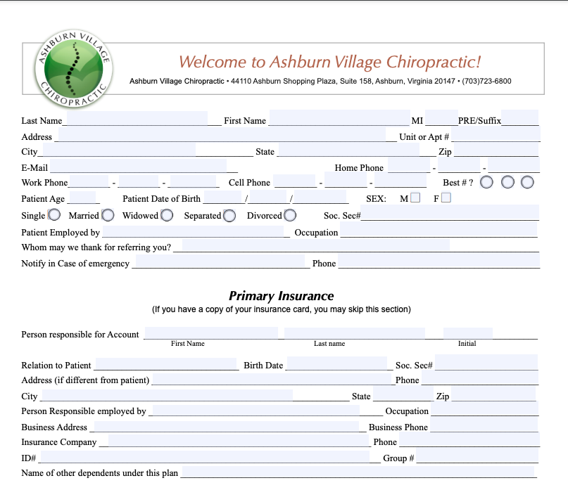 Ashburn Village Chiropractic - Dr. Solomon